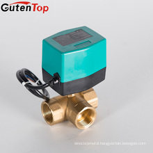 Gutentop High Quality Mini Motorized Ball Valve 5v/12v/24v Electric